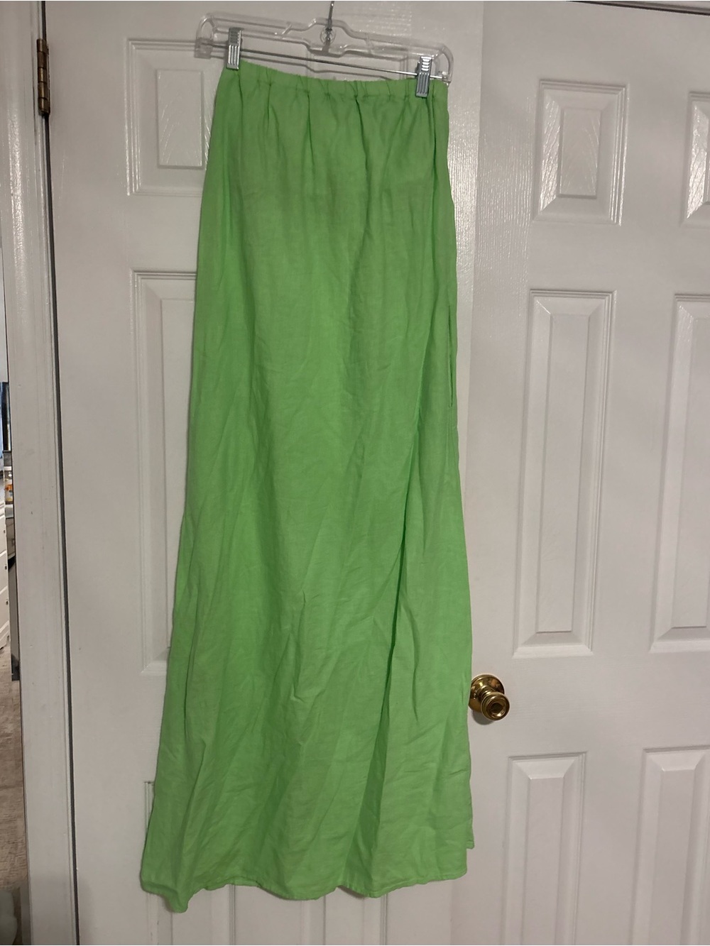 Stateside linen maxi skirt womens S